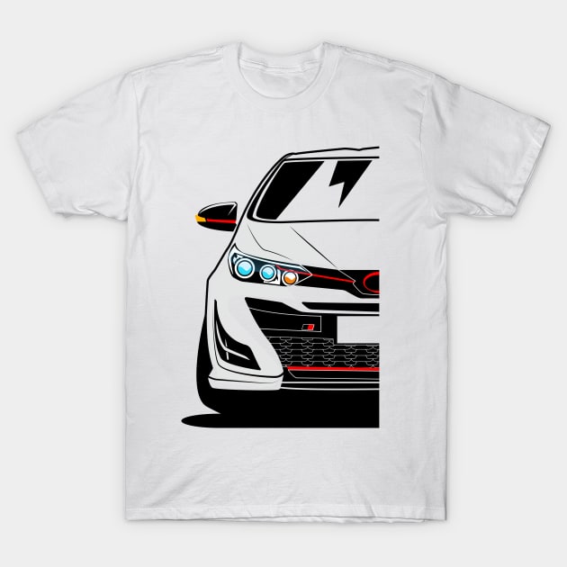 Yaris GR Gazoo Racing T-Shirt by gaplexio